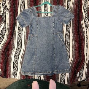 Blue Denim Dress